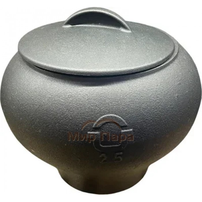 Горшок чугунный BONIRON с крышкой 4 литра